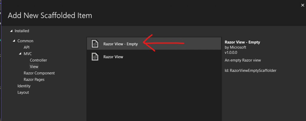 add view
