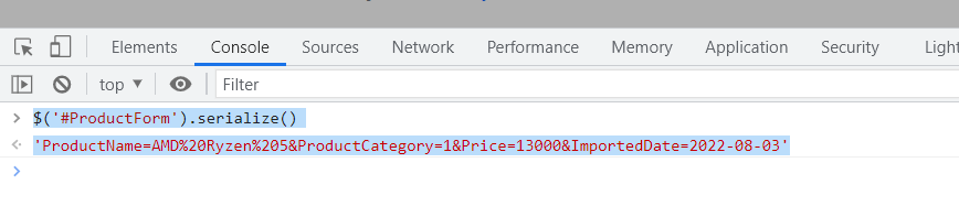 form serialize