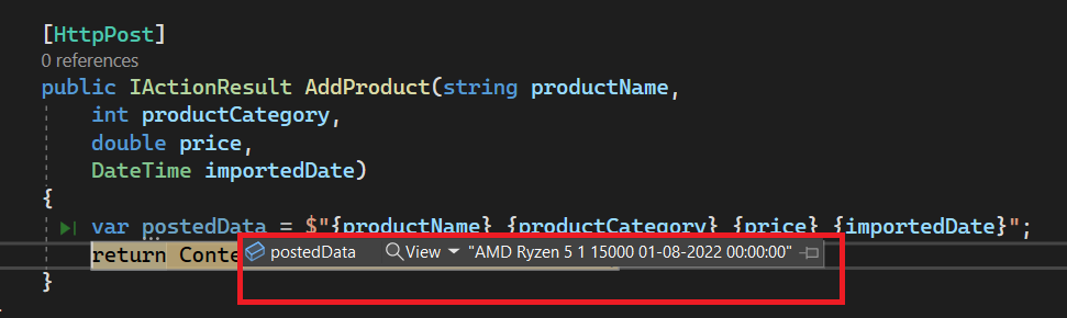 addproduct post method